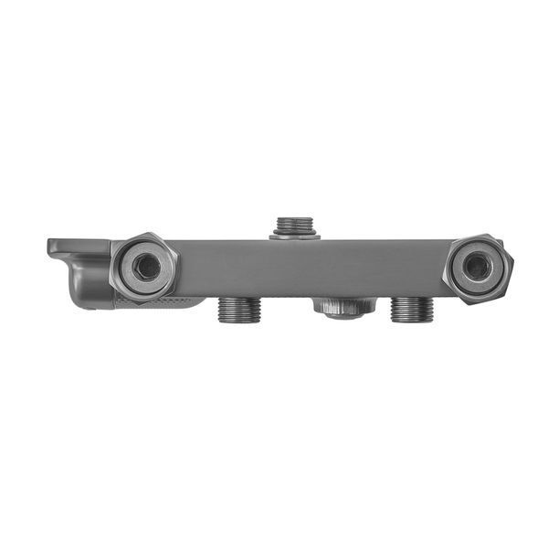 Душова система зі змішувачем Mixxus Premium MARLIN 009-J GRAPHITE з кнопкою пе... MI6831 фото