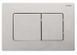 Панель змиву Koer KT-0602-02 240x160x10mm з нержавіючої сталі, кнопка квадратна SUS304 (KR5179) KR5179 фото 2