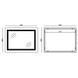 Дзеркало Mixxus STYLE MR03-80x60 з LED Touch, Anti-fog, димером, регулятором яскравості, годинником (MI6005) MI6005 фото 9
