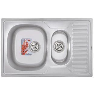 Мийка кухонна HAIBA 78x50 ARMONIA (satin) (HB0650) HB0650 фото