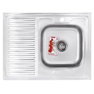 Мийка кухонна Zerix Z8060R-08-180MD (micro decor) (ZS0610) ZS0610 фото