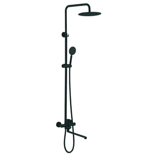 Душова колона із змішувачем Zerix DAX-006-J-35cm Black (нерж. сталь) (ZX4829) ZX4829 фото