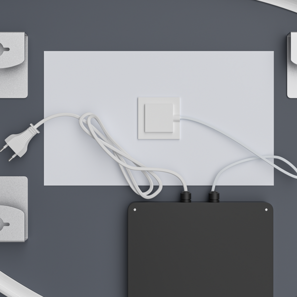 Дзеркало Mixxus Premium DIVERSE MA01-90x60-Reverse з LED Touch, Anti-fog, димером (3-6,5kK) (MP6633) MP6633 фото