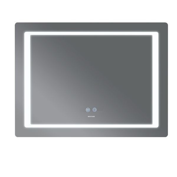 Дзеркало Mixxus STYLE MR13-80x60-Reverse з LED Touch, Anti-fog, димером, регулятором яскравості (MI6666) MI6666 фото