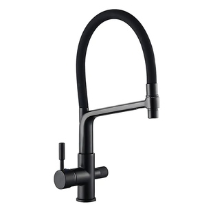 Кухонний змішувач на дві води MIXXUS PREMIUM BAROLO 021 (BLACK) (MI5927) MI5927 фото