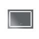 Дзеркало Mixxus LIGHT MR01-80x60 з LED Touch, Anti-fog, димером, регулятором яскравості, годинником (MI5998) MI5998 фото 5