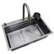 Мийка Mixxus Premium MH7246-SET-01 Nano-Black з вбудованим змішувачем (MX1696) MX1696 фото 1