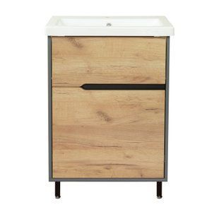 Тумба 60 Loft Ш2 під умивальник Cers Антрацит 0059410 фото
