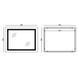 Дзеркало Mixxus LIGHT MR01-90x70 з LED Touch, Anti-fog, димером, регулятором яскравості, годинником (MI5999) MI5999 фото 9