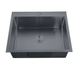 Кухонна мийка Zerix ZH5045-215 Nano-Black (3.0/0.8) з нерж. сталі (MX1580) MX1580 фото 1
