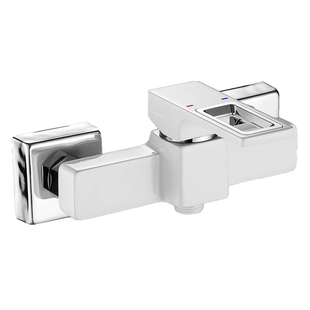 Змішувач для душової кабіни Mixxus Premium DANTE 003 White-Chrome (MI6793) MI6793 фото
