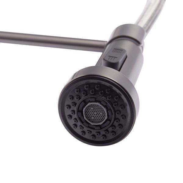 Змішувач для кухні з виливом пружина Mixxus Premium SPRING 017 GRAPHITE (MI6952) MI6952 фото
