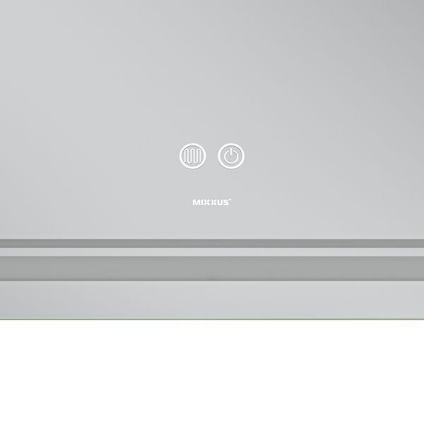 Дзеркало Mixxus Premium QUADRO MR20-100x70 з LED Touch, Anti-fog, димером, регулятором яскравості, лінзою (MP6622) MP6622 фото