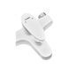 Змішувач для ванни Plamix CEZAR-009 EURO SET White, зі шлангом, лійкою та кро... PM0692 фото 5