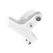 Змішувач для ванни Plamix CEZAR-009 EURO SET White, зі шлангом, лійкою та кро... PM0692 фото 2