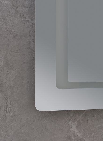 Дзеркало Mixxus STYLE MR13-70x50-Reverse з LED Touch, Anti-fog, димером, регулятором яскравості (MI6665) MI6665 фото
