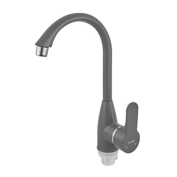 Змішувач для кухні Plamix Mario-011 Graphite (без підведення) (Колір графіт) ... PM6099 фото