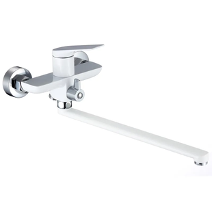Змішувач для ванни Mixxus Premium DERBY 006 (EURO) WHITE-CHROME (MI6614) MI6614 фото