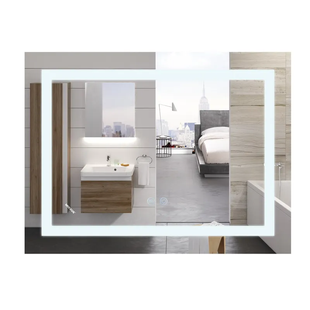 Дзеркало Mixxus WARM MR12-80x60-Reverse з LED Touch, Anti-fog, димером, регулятором яскравості (MI6672) MI6672 фото