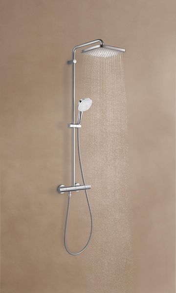 Душова система з термостатом для настінного монтажу Grohe Tempesta System 250... 26689001 фото