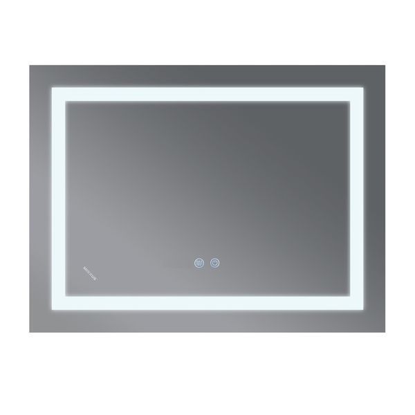 Дзеркало Mixxus WARM MR12-80x60-Reverse з LED Touch, Anti-fog, димером, регулятором яскравості (MI6672) MI6672 фото