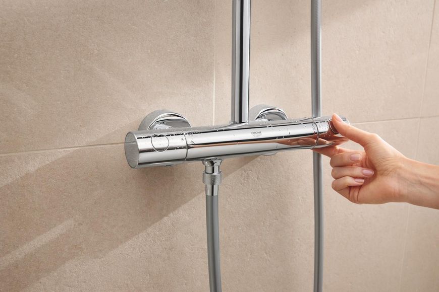 Душова система з термостатом для настінного монтажу Grohe Tempesta System 250... 26689001 фото