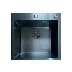 Мийка Mixxus MH5050 Micro Decor Black (3.0/0.8) з нерж. сталі (колір чорний) (MI8215) MI8215 фото
