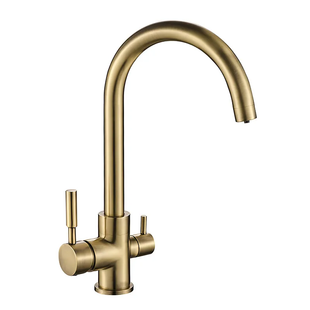 Кухонний змішувач на дві води MIXXUS PREMIUM MAFIN 021 (BRONZE) (MI5932) MI5932 фото