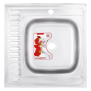 Кухонна мийка Zerix Z6060R-06-160MD (micro decor) (ZS0589) ZS0589 фото