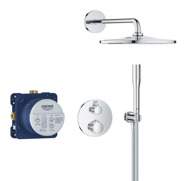 Система з термостатом прихованого монтажу з Rainshower Mono 310 Grohe Grohthe... 34869000 фото
