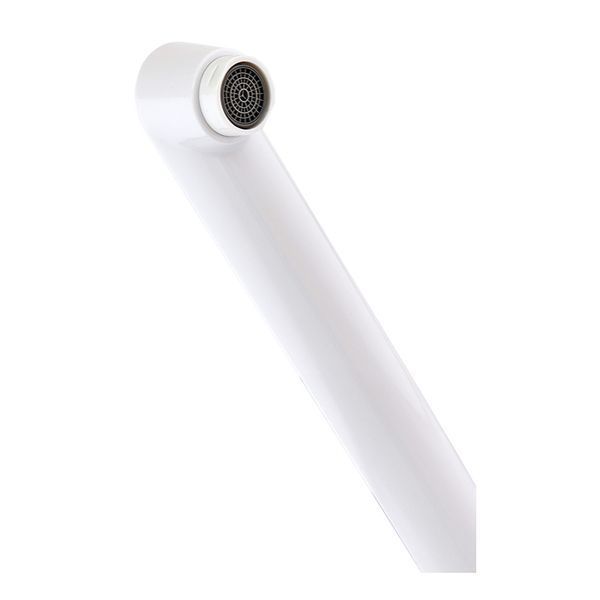 Змішувач для ванни Plamix Omega-140 Euro White (без шланга та лійки) (PM0648) PM0648 фото