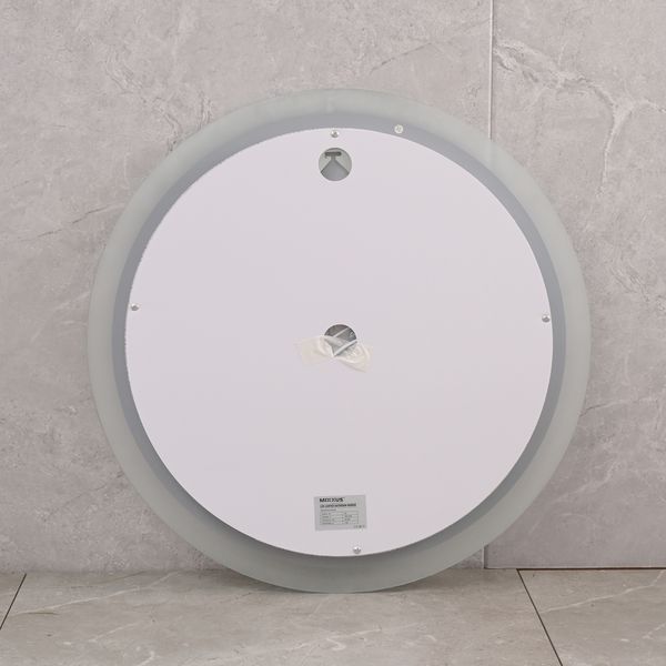 Дзеркало Mixxus PLAIN MC10-80 з LED Touch, Anti-fog, димером, регулятором яскравості, годинником (MI6932) MI6932 фото