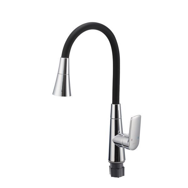 Змішувач для кухні Mixxus Premium Matis 011-T (NUT) Refl.Black (Колір хром+си... MI8266 фото