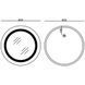 Дзеркало Mixxus PLAIN MC02-60-CASE з LED Touch, Anti-fog, димером, регулятором яскравості, годинником (MI6661) MI6661 фото 4
