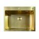 Мийка Mixxus MH6050 Micro Decor Brushed Gold (3.0/0.8) з нерж. сталі (колір матове золото) (MI8222) MI8222 фото 1