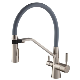 Змішувач для кухні Mixxus Premium Magnet 021 SS COLOR REFL.GREY (MI6976) MI6976 фото
