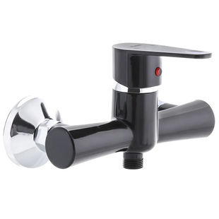 Змішувач для душа Plamix Vega-003 Чорний (без шланга і лійки) (PM0576) PM0576 фото