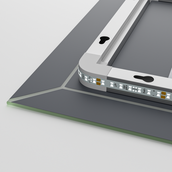 Дзеркало Mixxus Premium CUBIC MR14-70x50-Reverse з LED Touch, Anti-fog, димером, регулятором яскравості (MP6647) MP6647 фото